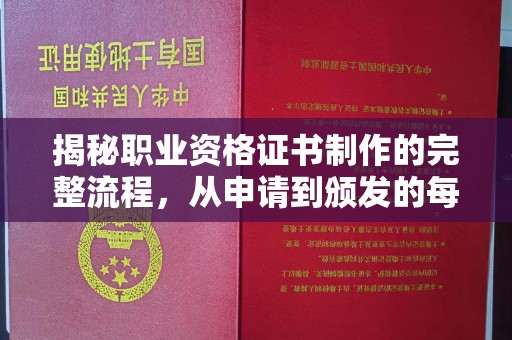 万柏林揭秘职业资格证书制作的完整流程，从申请到颁发的每一步