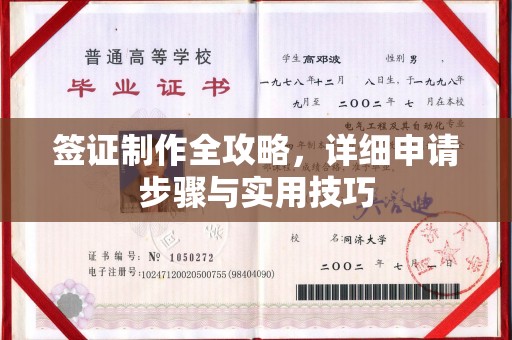丰润签证制作全攻略，详细申请步骤与实用技巧